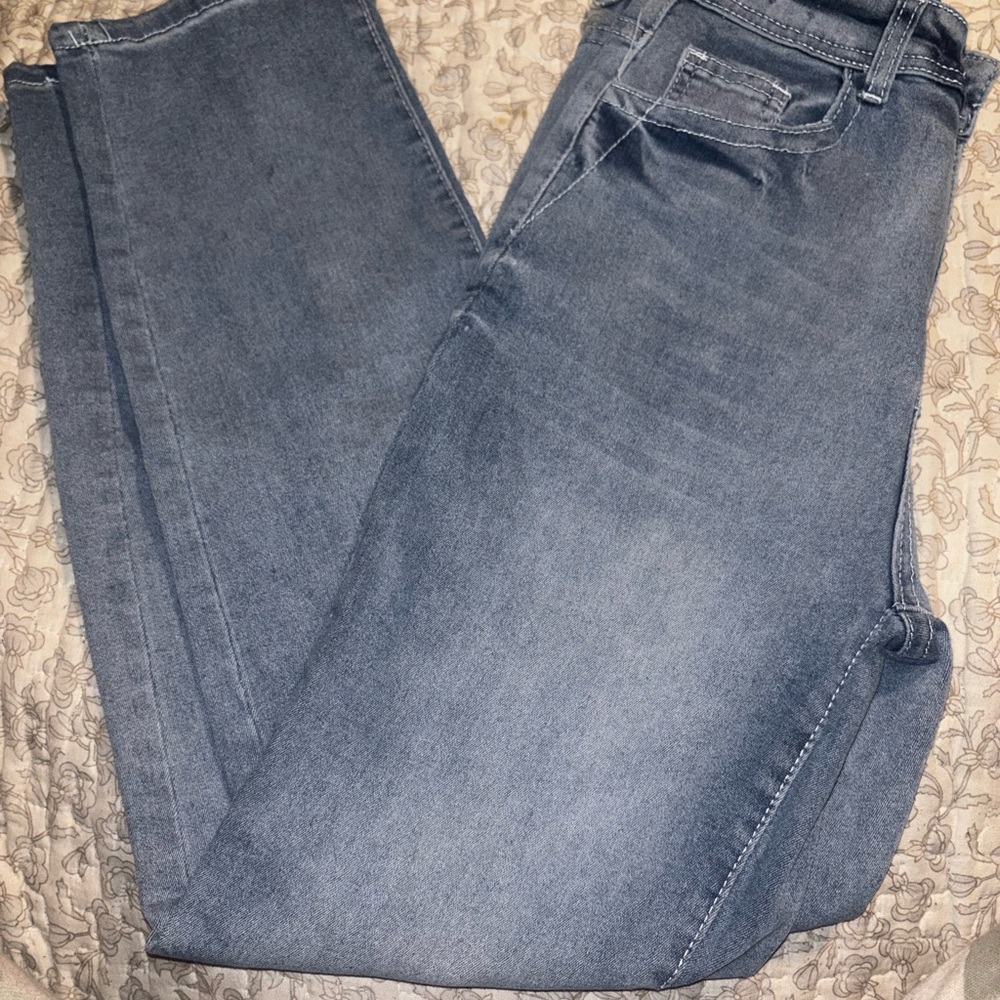 Women's Straight Leg Jeans - Gray